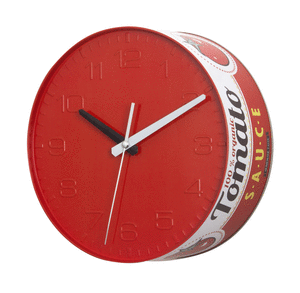 Reloj de pared vintage tomato sauce