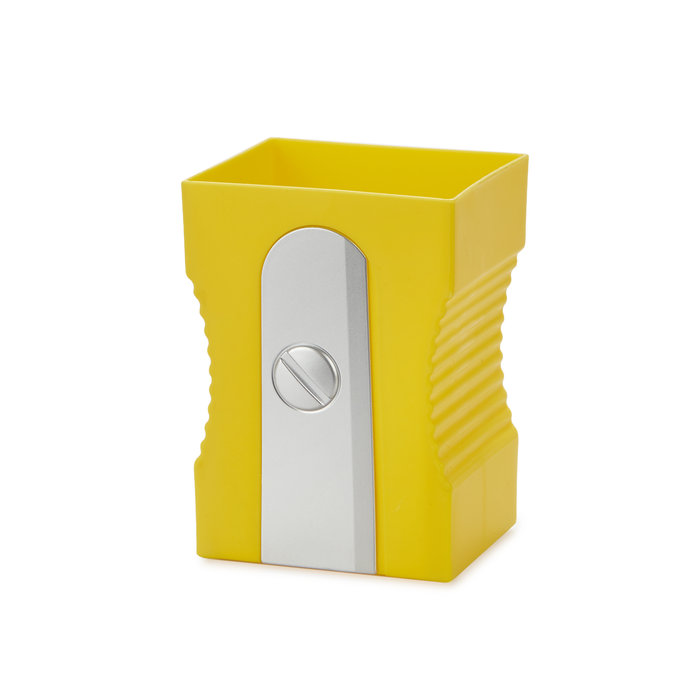 Portalapices sharpener amarillo plastico