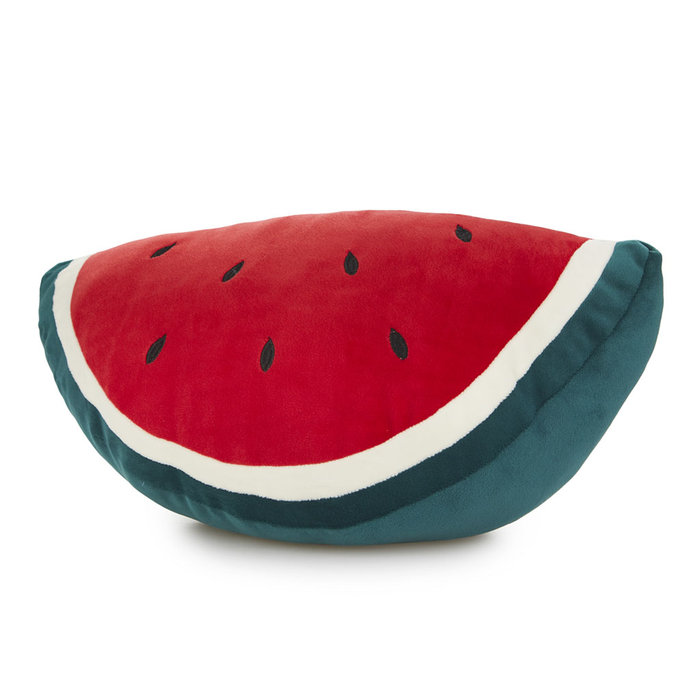 Cojin poliester fluffy watermelon rojo