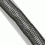Espiral metalica 24 mm negro c/100