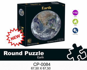 Puzzle redondo earth tierra 1000 piezas