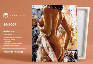 Pintar por numeros mujer desnuda