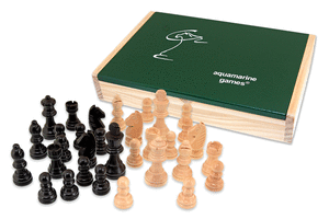 Juego piezas de ajedrez staunton 4 en estuche exclusive