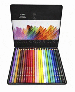 Set de 24 lapices de colores coarmcolor fabricados en madera