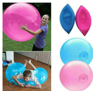 Bubble ball gigante hinchable con agua o aire 70cm