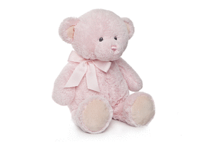 Peluche baby oso soft rosa 23 cm