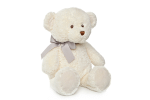 Peluche baby oso soft beige 43 cm
