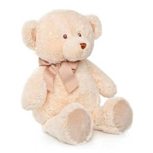 Peluche baby oso soft color piedra 43 cm