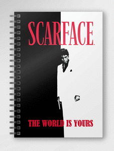 Libreta espiral the world is yours scarface