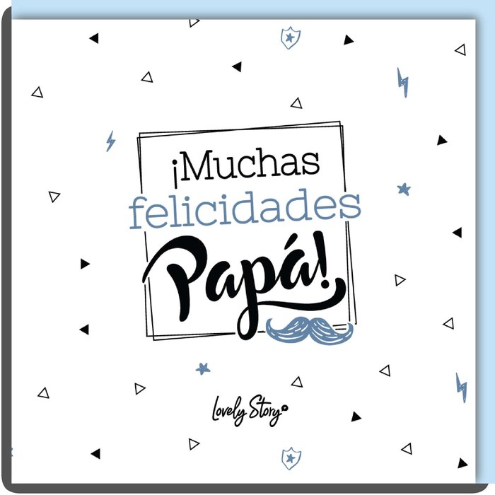 TARJETA DE FELICITACION - íMUCHAS FELICIDADES PAPA! - LibroYmás