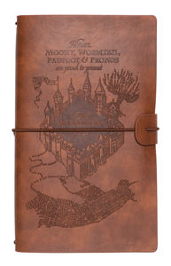 Cuaderno de viaje tapa cuero harry potter