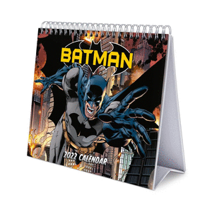 Calendario de escritorio deluxe 2022 dc comics batman comic