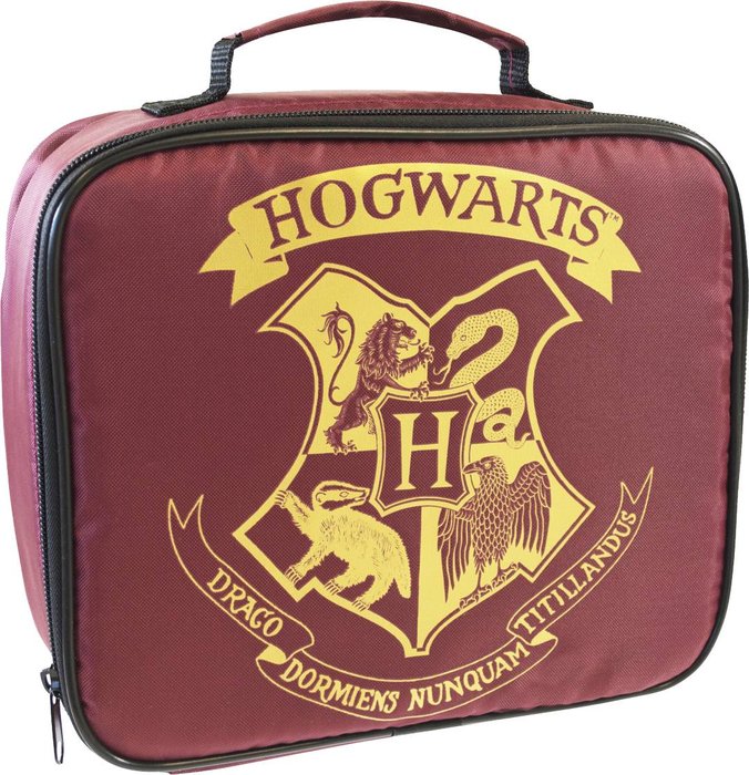 Harry Potter Borgoña Parte Superior Enrollada bolsa de almuerzo fresco 