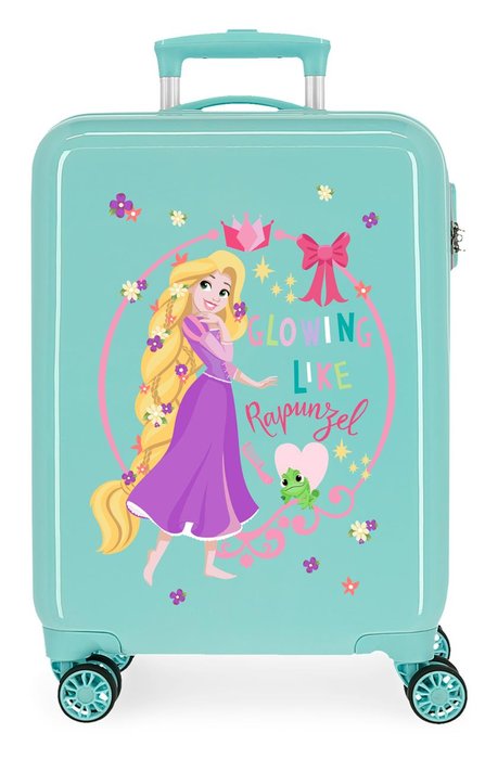 Maleta de cabina rapunzel princess celebration rigida 55cm - Librería  Pulgarcito