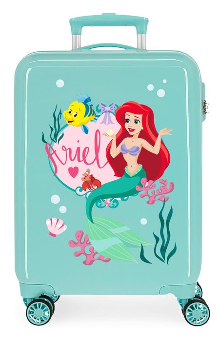 Maleta trolley Ariel Sirenita Disney 2r 46cm – Juego Landia