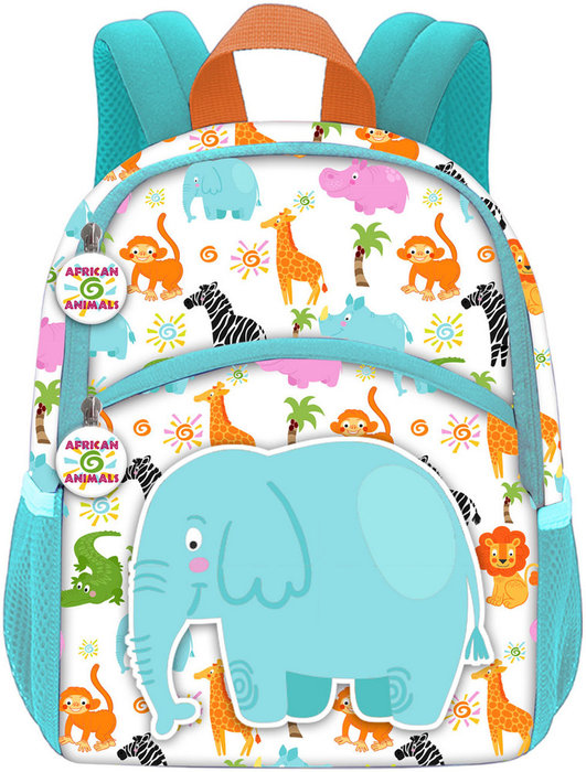 Mochila de Costas PP Académie Play Elefante - Académie - Mochilas, Mochila  Infantil Costas - Tilibra