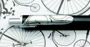 Boligrafo inoxcrom f-1 canvas bikes