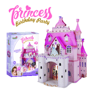 Maqueta castillo de princesas princess birthday party