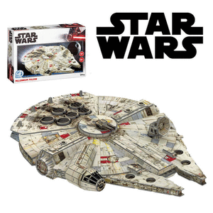 Puzzle 3d  star wars millennium falcon paper model kit