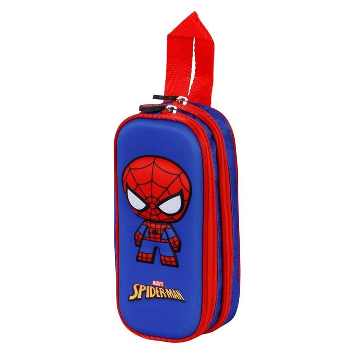 Estuche portatodo doble 3d spiderman bobblehead - Librería Plastilina