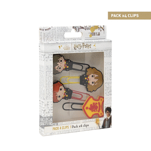 Pack 4 clips harry potter