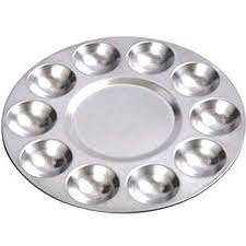 Paleta aluminio circular 18,75 cm