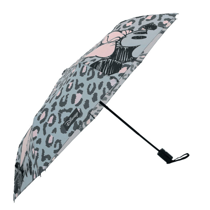 Paraguas minnie mouse grey sky animal print - LeoVeo