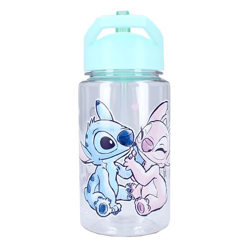 Botella de agua con purpurina de Lilo y Stitch de Disney