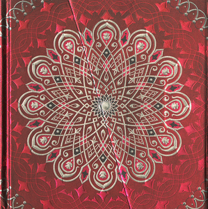 Cuaderno boncahier mandalas marcapaginas morado