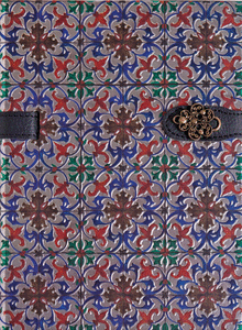 Cuaderno boncahier azulejos de portugal marcapaginas rojo