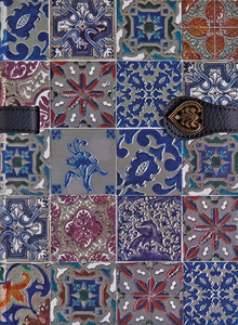 Cuaderno boncahier azulejos de portugal marcapaginas azul