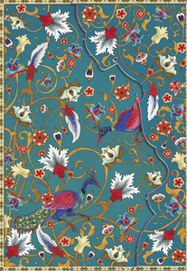 Cuaderno boncahier persa pavo real